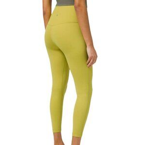 Lululemon 2021 Align Pant 25" High Rise Waist Activewear Leggings Yellow Pear 0